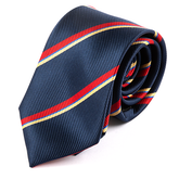 Freddy Blue & Red Striped Tie 7.5cm